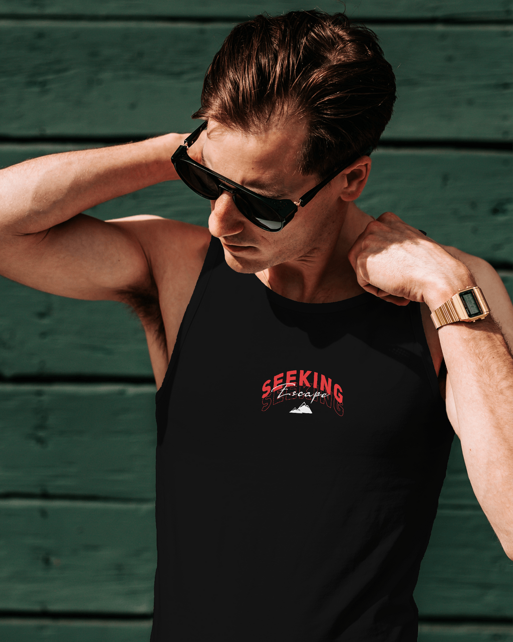 Seeking Escape Men's Tank Top