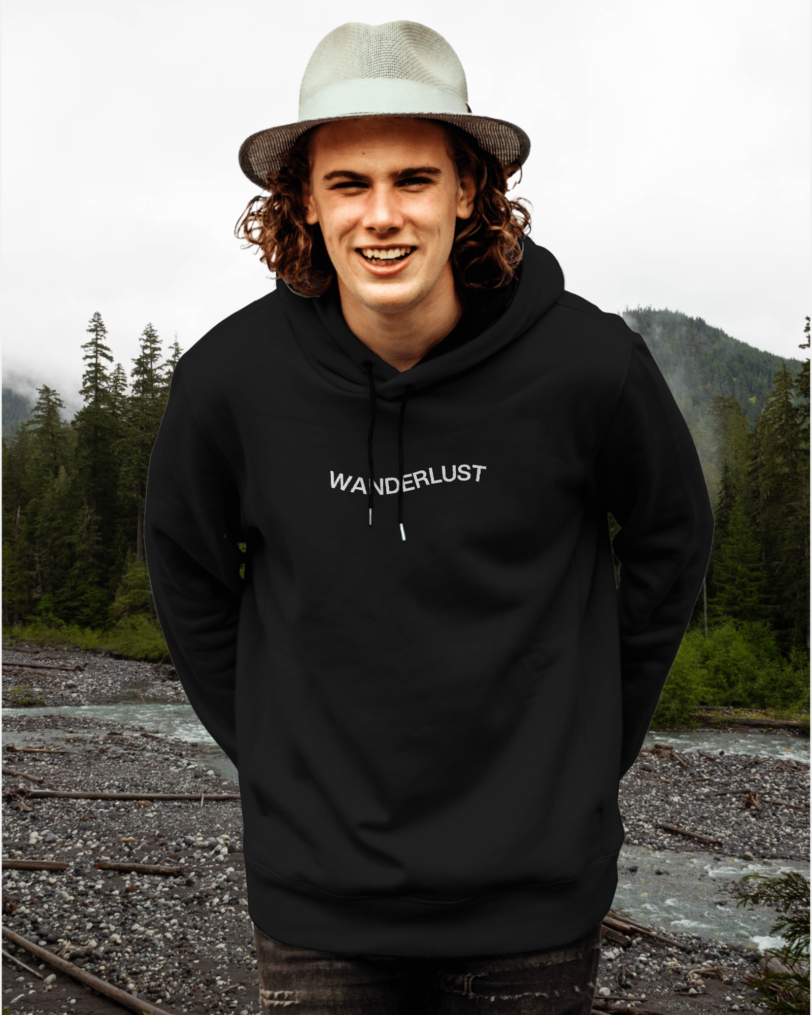 Wanderlust Fleeced Hoodie