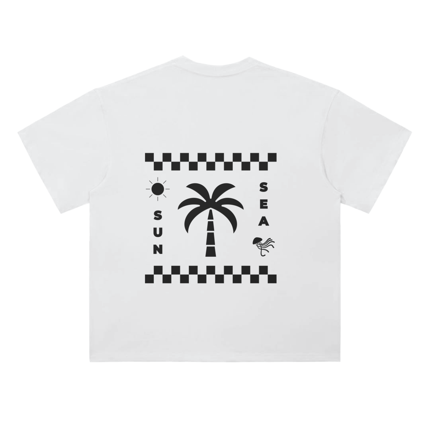 Sun & Sea Drop Shoulder T-Shirt