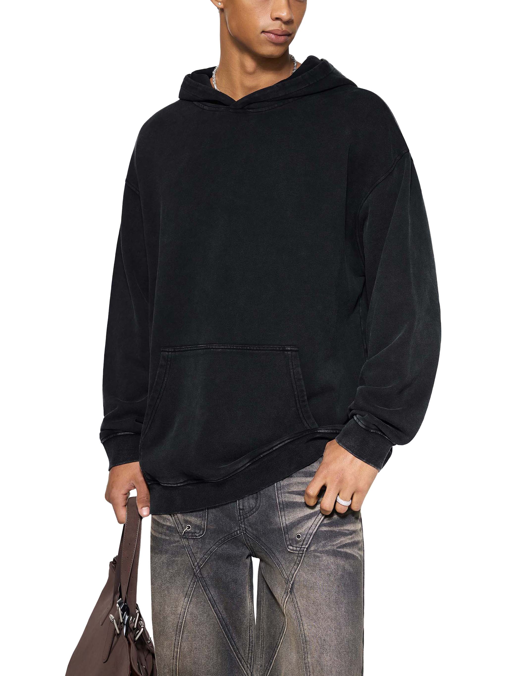 Acid Wash Oversize Hoodie