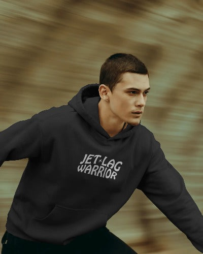 Jet Lag Warrior Fleeced Hoodie